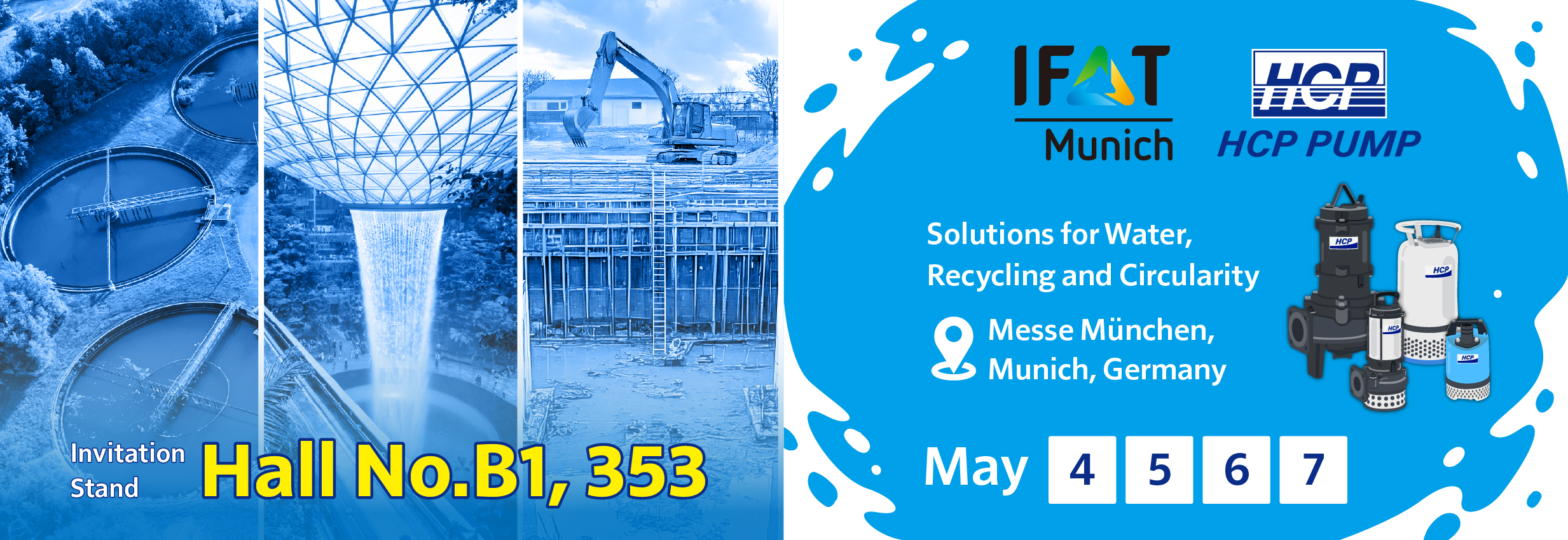 [Future Exhibition] 2026 5/4-5/7 IFAT Munich - Solutions for Water, Recycling and Circularity